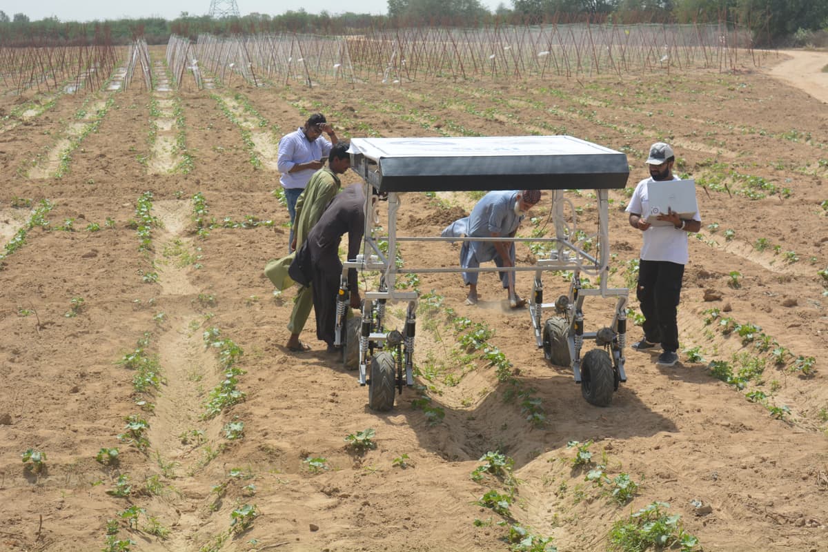 Development of Cost-Effective and Easily Replicable Robust Weeding Machine-Premiering Precision Agriculture in Pakistan